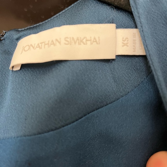 Jonathan Simkhai mini blue dress - Picture 4 of 5